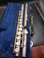 Vintage W.T. Armstrong Elkhart Flute Model 102 fuvola, 70 cm-es. 4165b