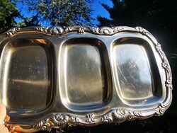 Három részes fém tálca