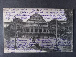 Régi képeslap Vichy Casino - A Kaszinó homlokzata, 1923-ban Visegrádra küldve