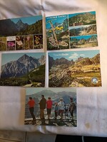 Képeslapok régi Csehszlovákia Magas Tátra