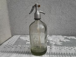 Régi ritka Magyar címeres Balatoni szódás üveg