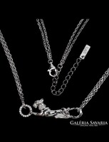 925 ezüst cirkónia tigris nyaklánc