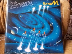 BONEY M. - TEN THOUSAND LIGHTYEARS.  1984.  LP.  RE.