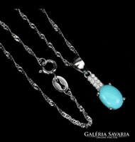 925 ezüst türkiz nyaklánc