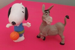 Snoopy és Szamár figura