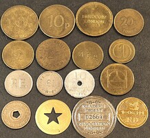 Token vegyes, 16 db
