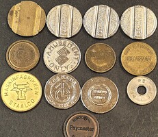 Token vegyes, 13 db
