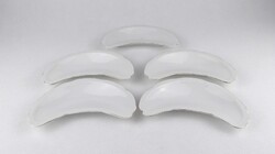 1X737 Antik osztrák VICTORIA porcelán csontos tányér készlet 5 darab