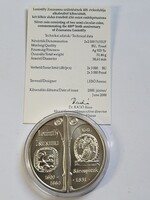 Lórántffy Zsuzsa ezüst 2 x 2000 Forint BU  UNC