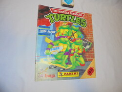 Tini Nindzsa Teknőcök "Turtles" - 1992 Panini - matricás, Lutra album - nosztalgia darab