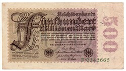 Németország 500 millió német inflációs Márka, 1923