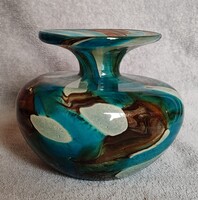 MDINA MŰVÉSZI TIGRIS MINTÁS ÜVEG GÖMB VÁZA