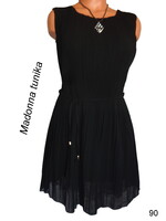 Madonna fekete plisszírozott tunika M/L-es 90