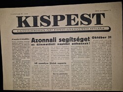 1947, a Kispest c. szocdem lap egy száma