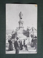 Képeslap,Pécs,Zsolnay szobor felavatási ünnep,Wessely és horváth kiadás,Pécs,1907-