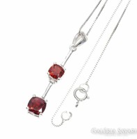 925 ezüst gránát nyaklánc