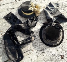 Antik  tiroli/bajor női kalap / Elsa Rieder - Németország.