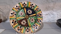 Korondi kerámia falitányér, Páll  Antal  1987