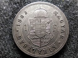 Szép állapot: Magyar Királyság I. Ferenc József (1848-1916) .900 ezüst 1 Forint 1883 KB