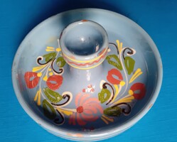 Kerámia gyertyatartó Hódmezővh.