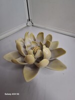 RITKA RÉGI HERENDI PORCELÁN LÓTUSZ VIRÁG