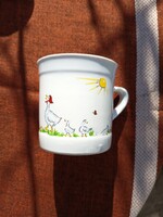 Zsolnay libás csésze