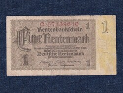 Stabil Németország: Harmadik Birodalom (1933-1945) 1 járadék márka bankjegy 1937