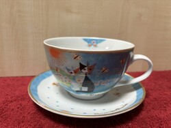 Goebel porcelán cicás csésze