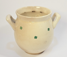 Régi/vintage Gránit lóhere mintás kisebb szilke