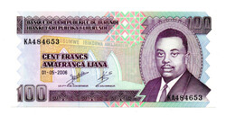 Burundi 100 Frank Bankjegy 2006 P37e