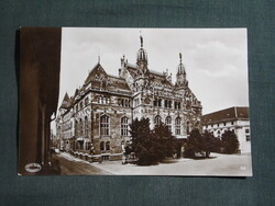 Képeslap,Budapest,Szentháromság tér,Pénzügyminisztérium látkép,részlet,Csiky fotó Bp. kiadás,1920-