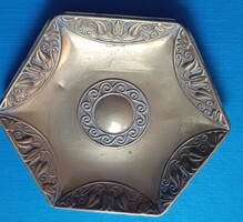 Szecessziós réz tálka ,  Argentor márka