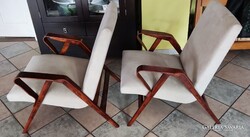 2 DB Igényesen felújított Tatra Nabytok retro fotel (Frantisek Jirak) 95000/ db