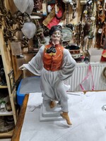 Herendi porcelán mulatós figura
