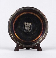 1X775 Dán DESIGN HEJL ezüstözött kis tál, tálka