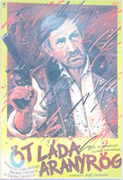 ÖT LÁDA ARANYRÖG !!! E R E D E T I !!! 1983 !!! Mozi Film Plakát Poszter VG++ !!!