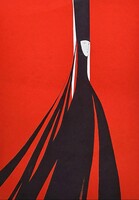 Kass János: Judit (szitanyomat) A kékszakállú herceg vára, Bartók Béla operája