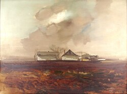 1X834 Csikós András : "Tavaszi felhők" 1980