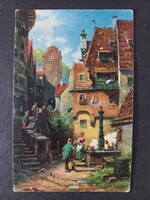 Stengel & Co. 29146 – Az örök vőlegény Karl Spitzweg - képeslap, kb. 1900