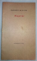 1942. Radnóti Miklós: Naptár - REPRINT - könyv a képek szerint HUNGÁRIA