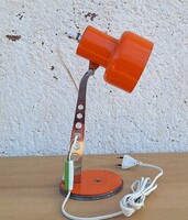 Retró Szarvasi piros asztali lámpa