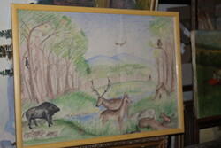 Szignált festmény 760