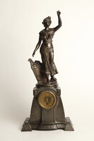 Szecessziós kandalló óra