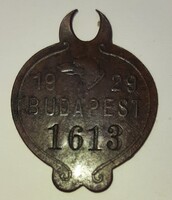 Budapest 1929  kutyabiléta