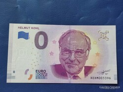 NÉMETORSZÁG 0 EURO 2018 HELMUT KOHL! RITKA EMLÉK PAPÍRPÉNZ! UNC