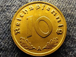 Németország Horogkeresztes 10 birodalmi pfennig 1937 A