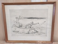 Borsos Miklós rézkarc