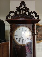 Biedermeier teli számlapos Antik óra