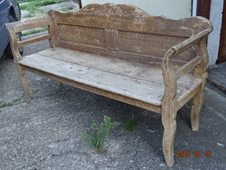 ANTIK NÉPI KANAPÉ PARASZTI LÓCA KERTI PAD