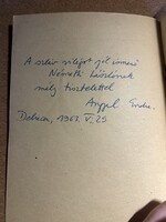 Angyal Endre: A lengyel barokk-kutatás útja. Dedikált. Németh László író részére, 1961